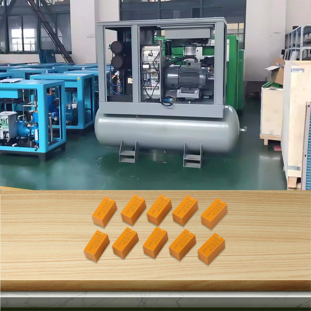 Set of 10 Dual Pole Relays for HK19F (Designed for Circuit Operations)