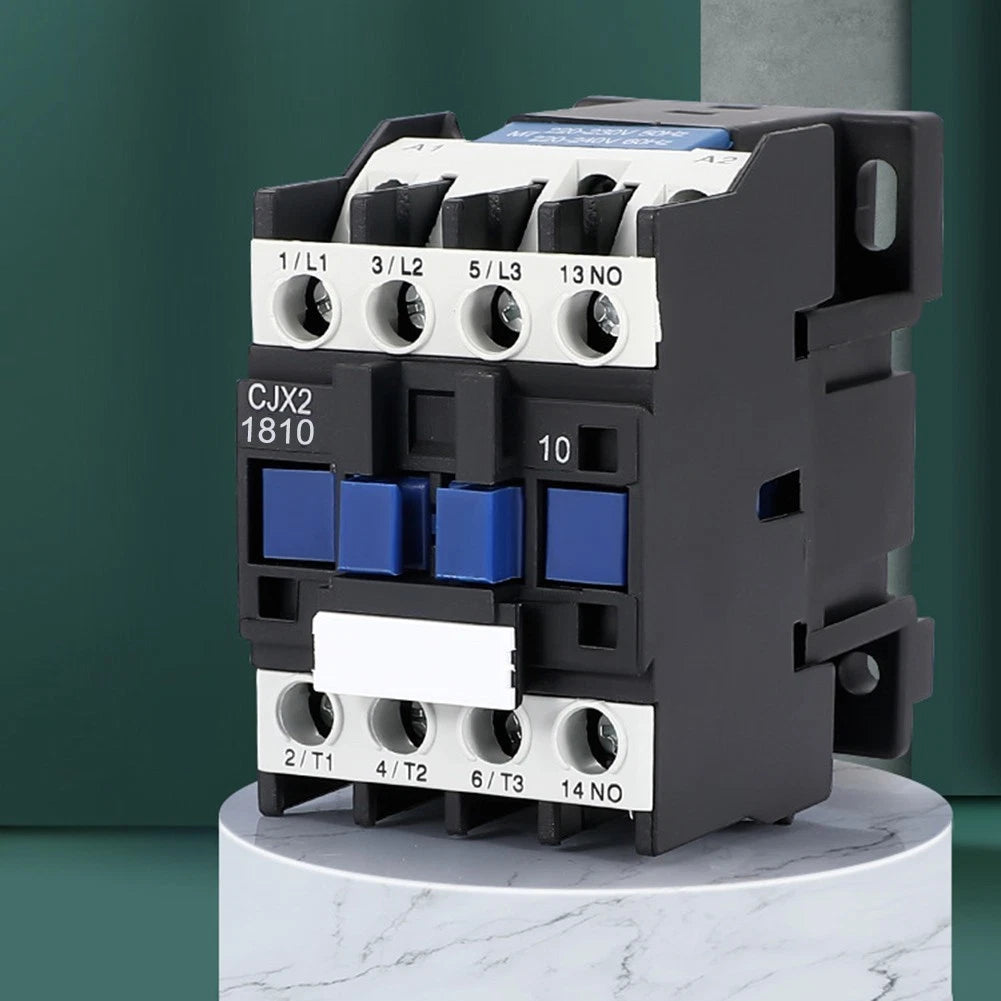 3P AC Contactor CJX2 1810 220V 18A 1NO for Motor and Pump Control