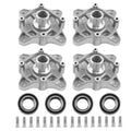 4x Complete Rear Hub Kit for Polaris RZR 800 EFI (2008–2013)