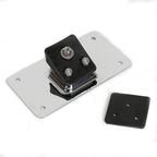 Chrome Laydown License Plate Mounting Bracket for Harley Sportster Dyna Softail