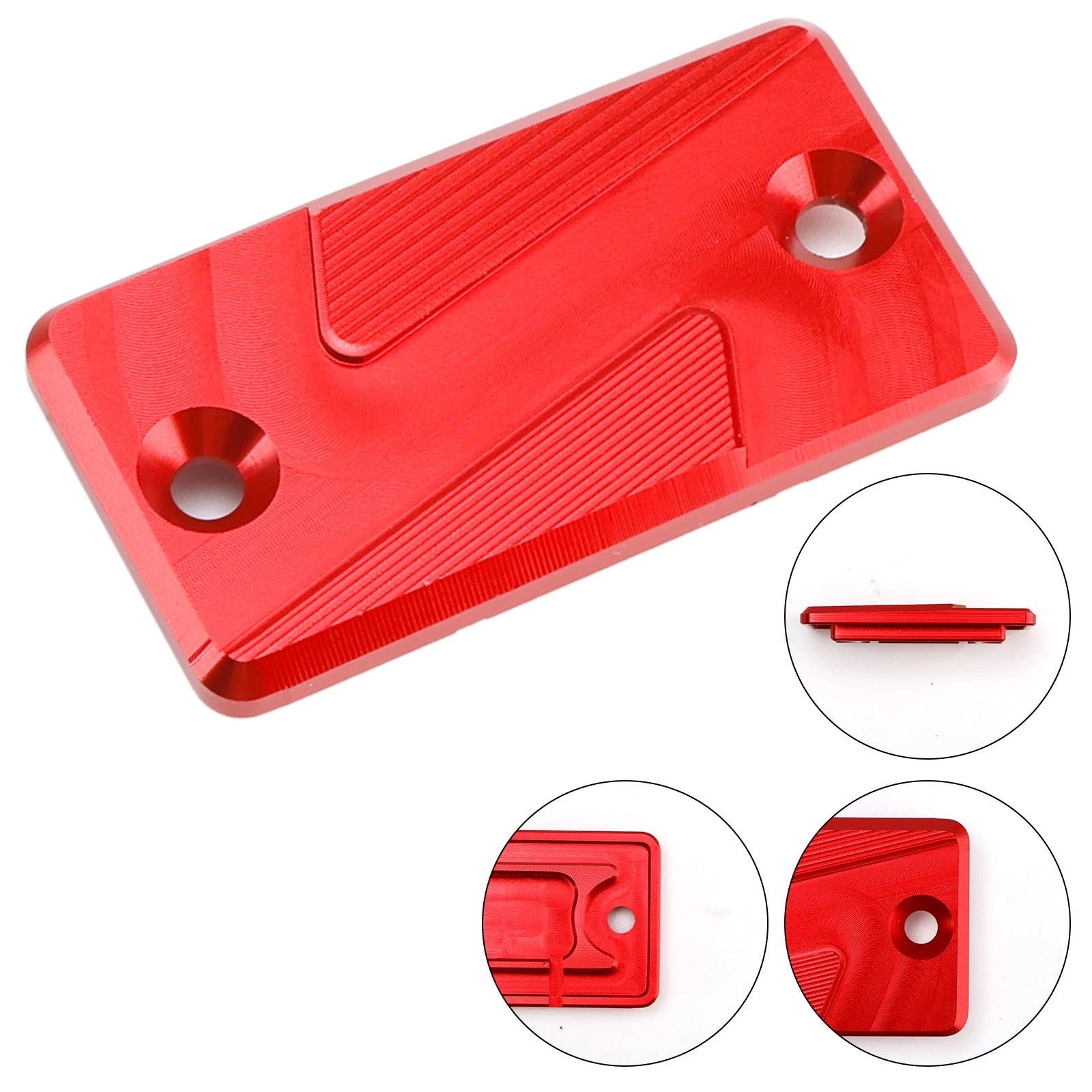 Rear Brake Master Cylinder Cap Red for Suzuki DRZ 400E DR-Z 400 S SM (2000–2024)