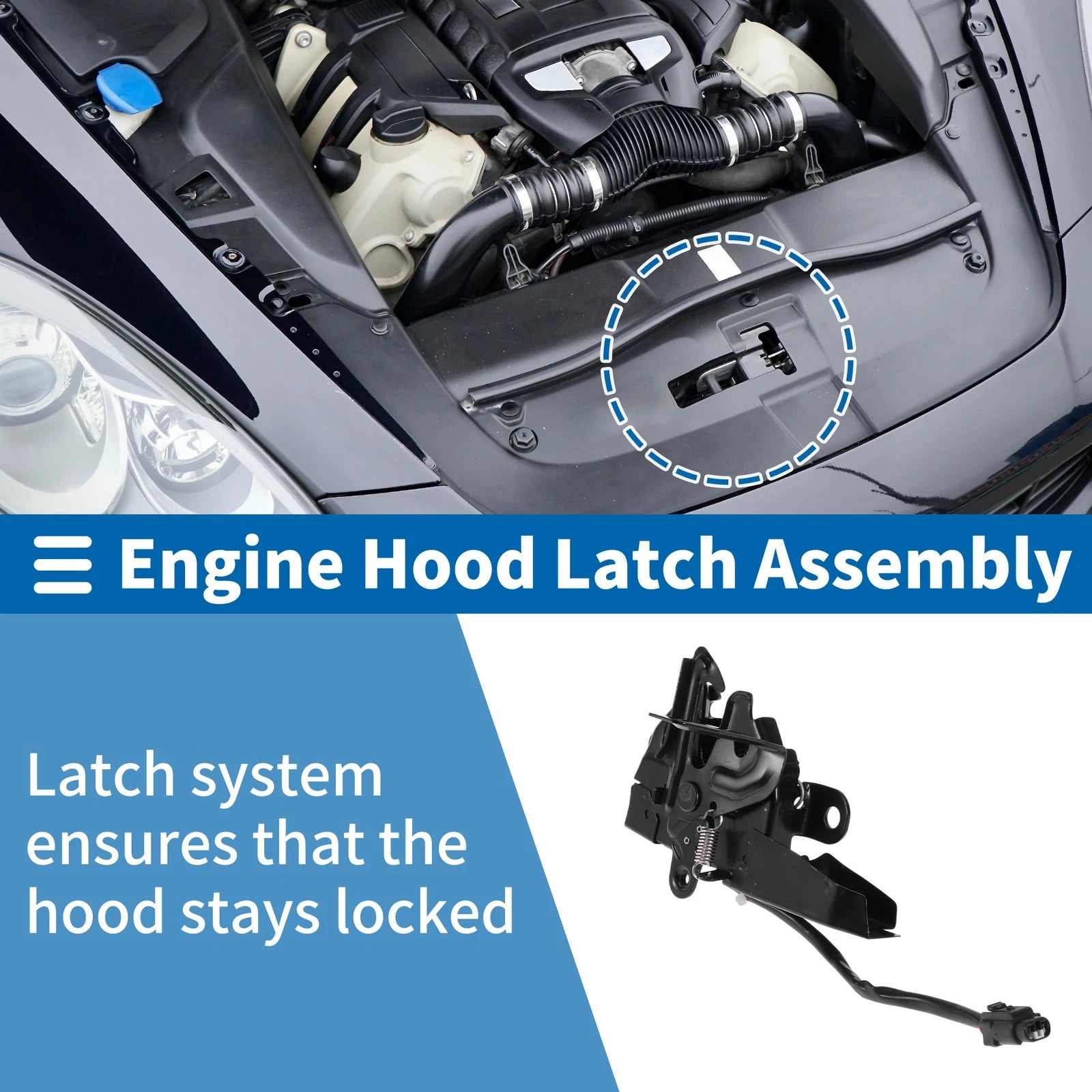 Hood Latch Assembly for Toyota Venza (2009–2016) No. 535100T022
