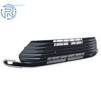 Lower Bumper Grille for Sienna (2021-2023) Dark Black & Silver Trim