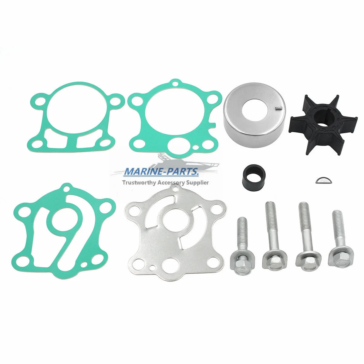 Water Pump Impeller Repair Kit for Yamaha 40/50 HP (6H4-W0078-00, 18-3429)