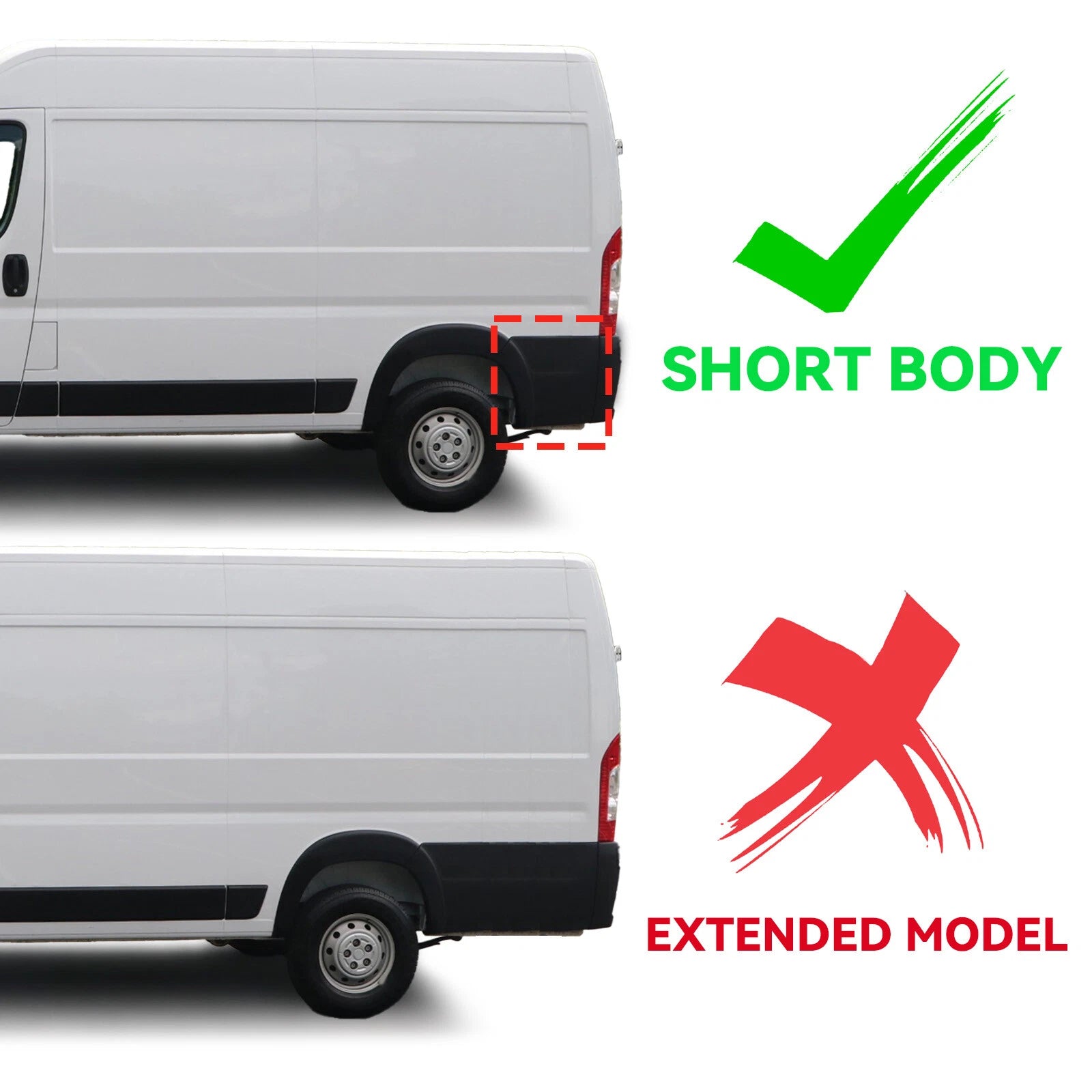Rear Right RH Side Panel Molding Trim for Ram ProMaster (2019–2022)