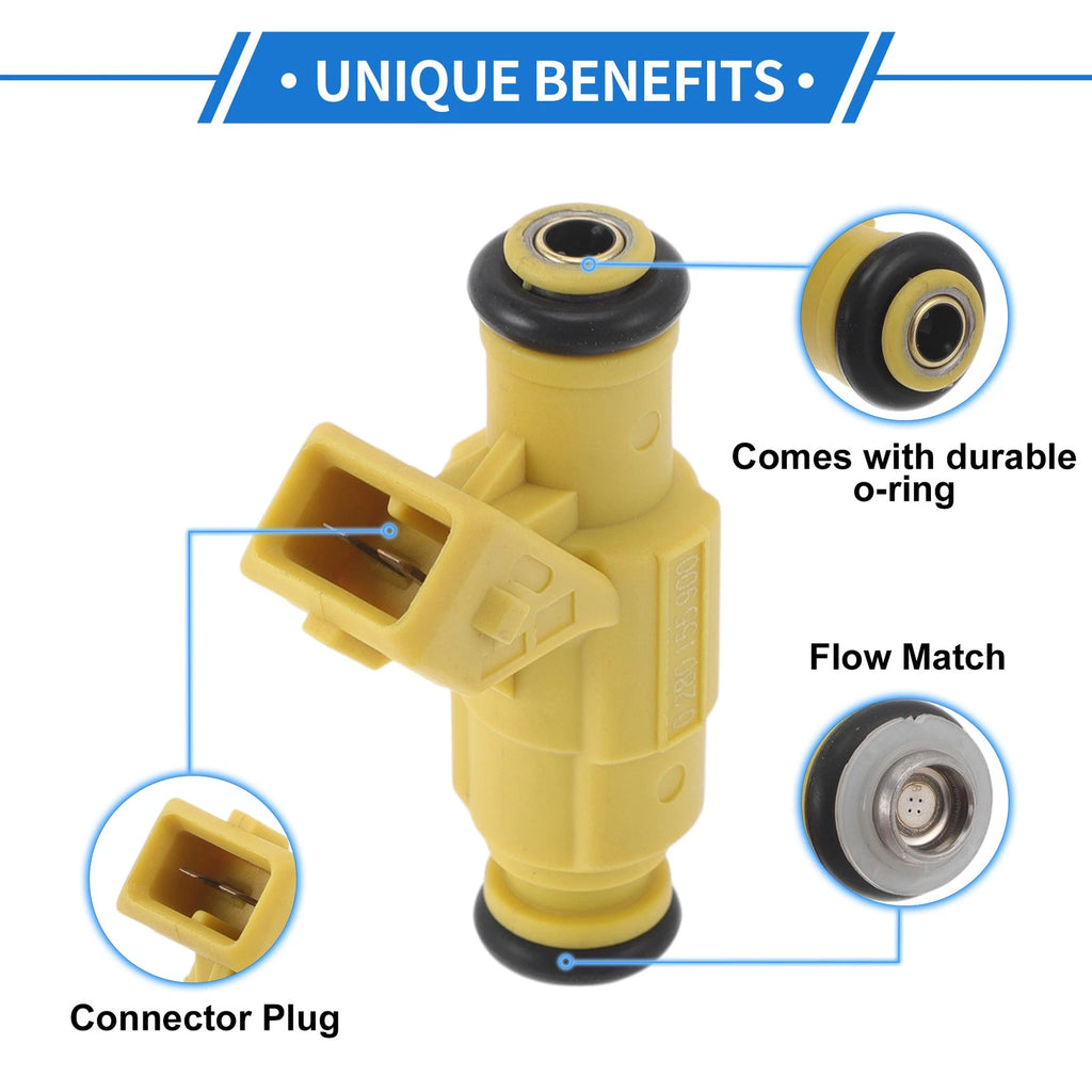 1 Pc Fuel Injector No.0280155900 for Ford Explorer 4.0 V6 (1999–2000)