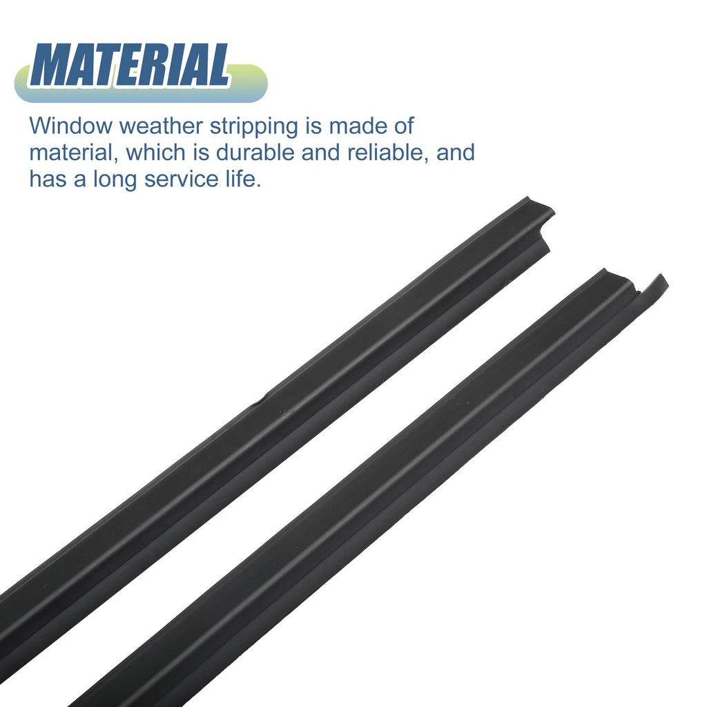 2X Window Glass Seals for Nissan D21 (1986–1997) 745060774255