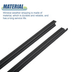 2X Window Glass Seals for Nissan D21 (1986–1997) 745060774255
