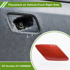 Front Right Washer Nozzle Cover Cap for BMW 428i (2014-2016) Red