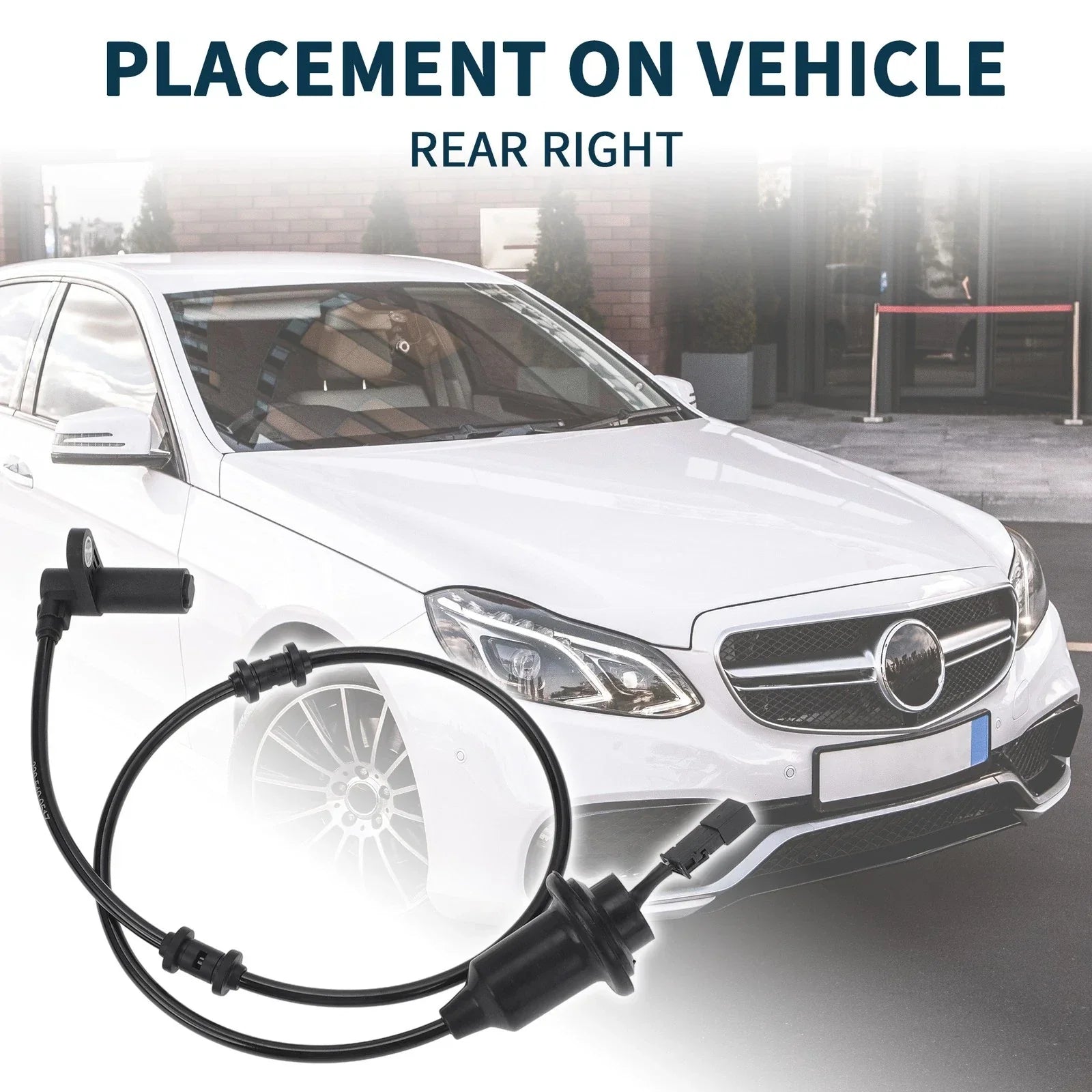 Rear Right ABS Wheel Speed Sensor for Mercedes-Benz CL500 (2000-2006)