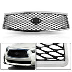 Chrome Front Bumper Upper Grille for Infiniti Q50 (2018–2023)