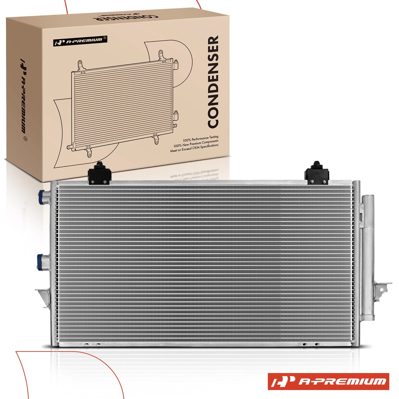 A/C Condenser with Bracket & Receiver Drier for Toyota RAV4 (2001-2005)