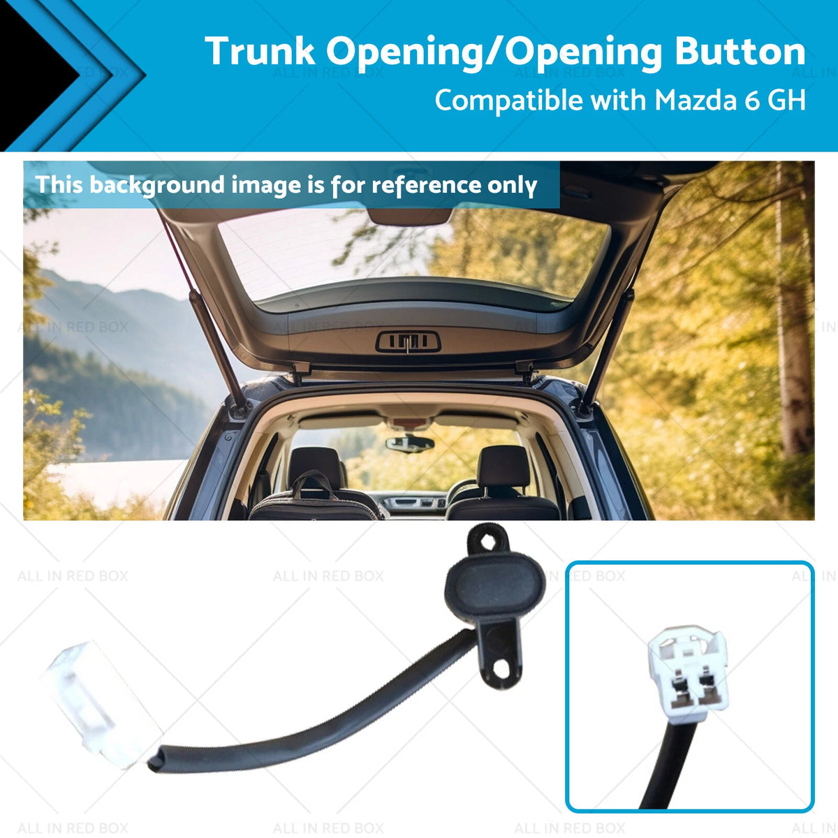 Trunk Opening Button for Mazda 6 GH (2007–2012) GS1D-56-8DXB