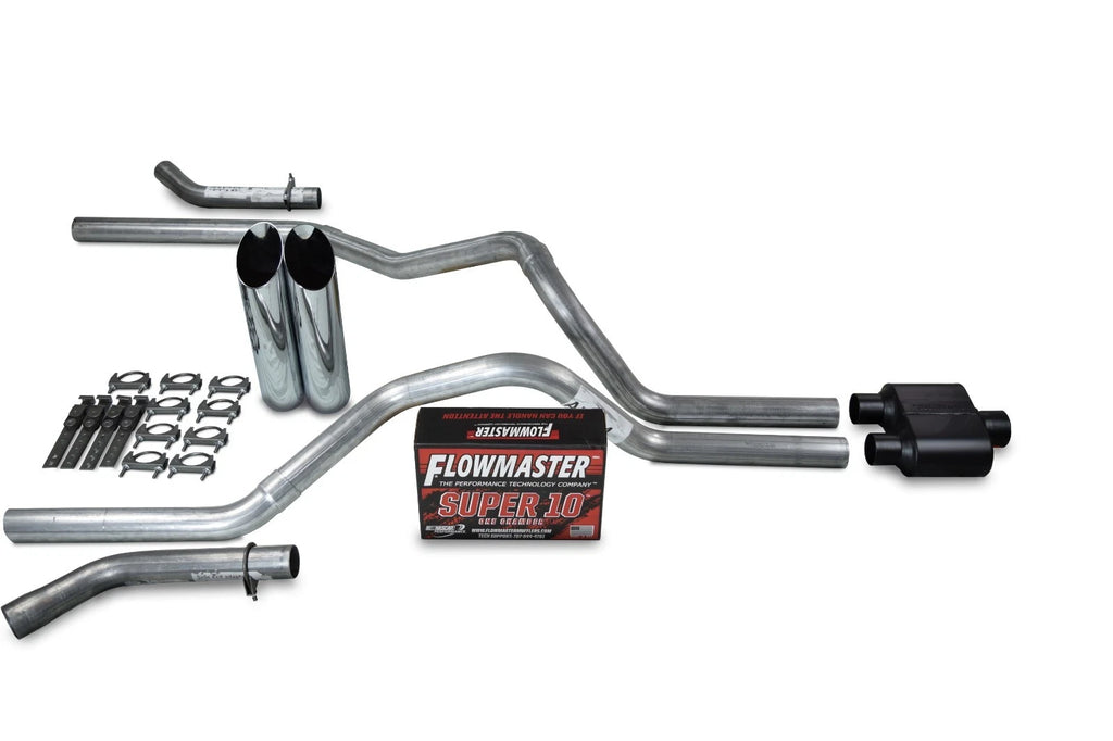 2.5" Dual Exhaust Kit for Dodge Ram 1500 (2009–2018) Flowmaster Super 10