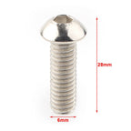 Front Brake Disc Screw Hardware for Harley Touring Dyna Softail XL883