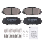 Set of 4 Front Ceramic Brake Pads for Lexus CT200h (2011–2017), Toyota Corolla (2020)