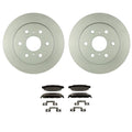 Brake Rotors & Semi-Met Brake Pads Kit for Escalade ESV, Tahoe (2007–2014)