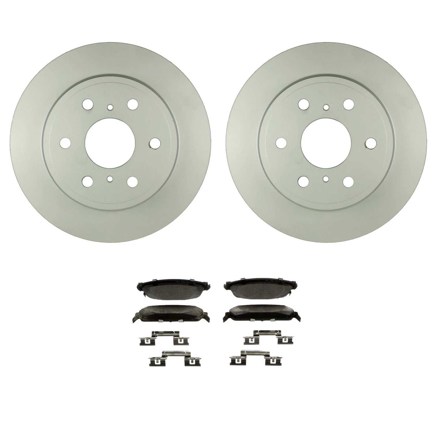 Brake Rotors & Semi-Met Brake Pads Kit for Escalade ESV, Tahoe (2007–2014)