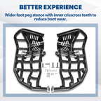 Nerf Bars Heel Guard Pro Peg Pair Black for Honda TRX 450R 450ER (2004–2009)