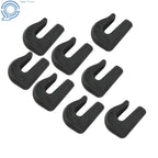 Set of 8 Weld On Grab Hooks for Heavy Duty Chain (6600lbs, G70)