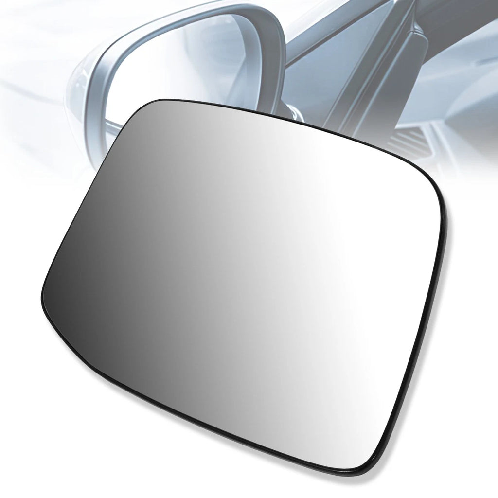 OE Style Left Side Mirror Glass w/Plate for Ford E150-450 (2010–2018) AC2Z17K707B