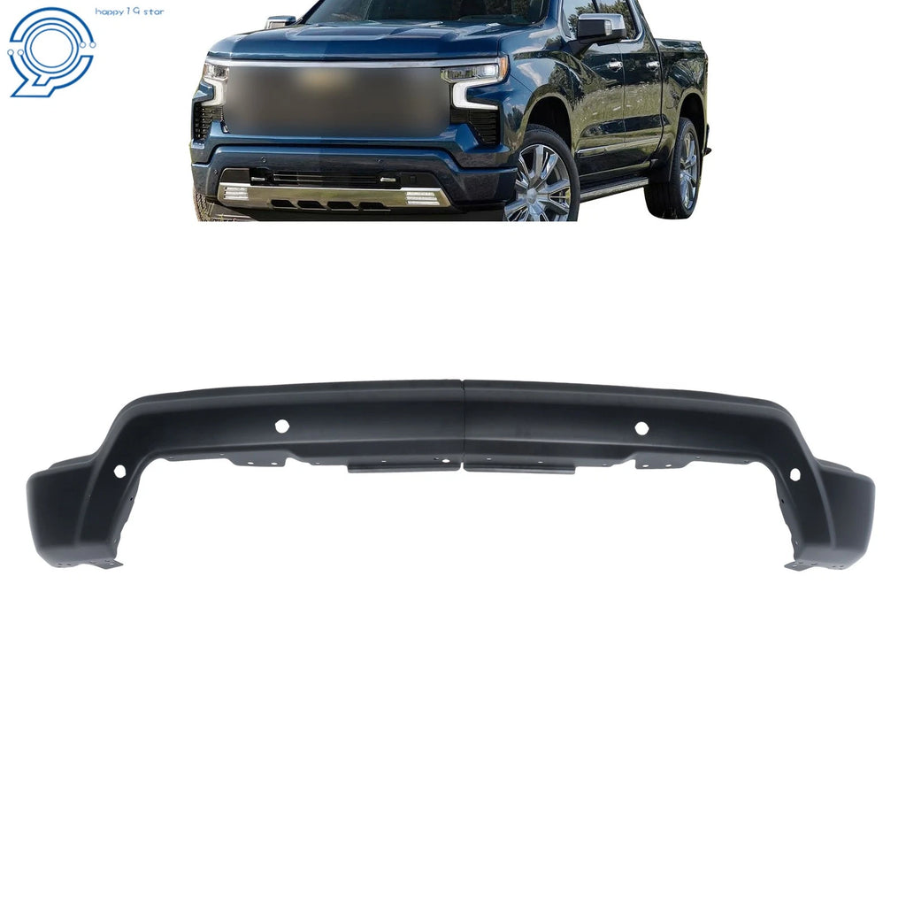 Front Bumper Split with Sensor Holes for Chevy Silverado 1500 (2022–2024)
