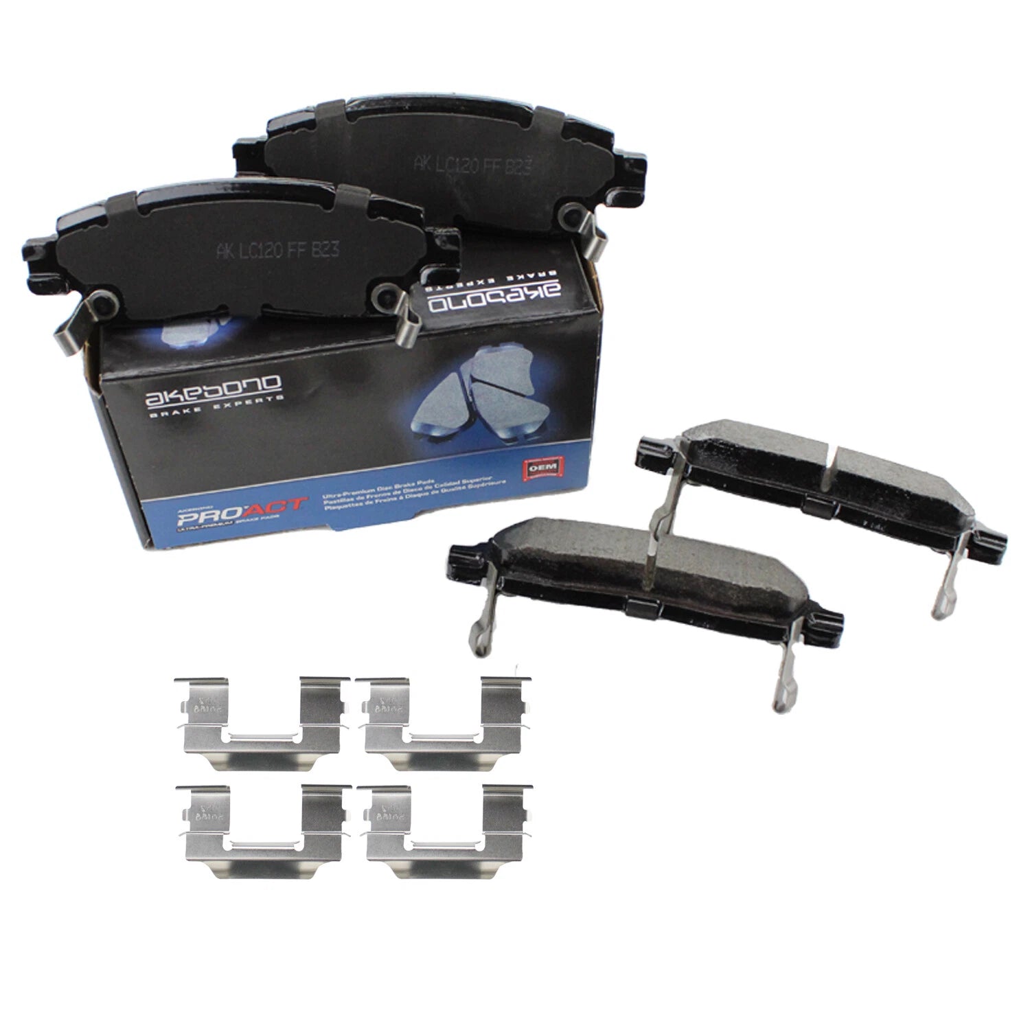 Akebono Rear ProAct Disc Brake Pads for Buick Cadillac Chevrolet GMC Isuzu Saab