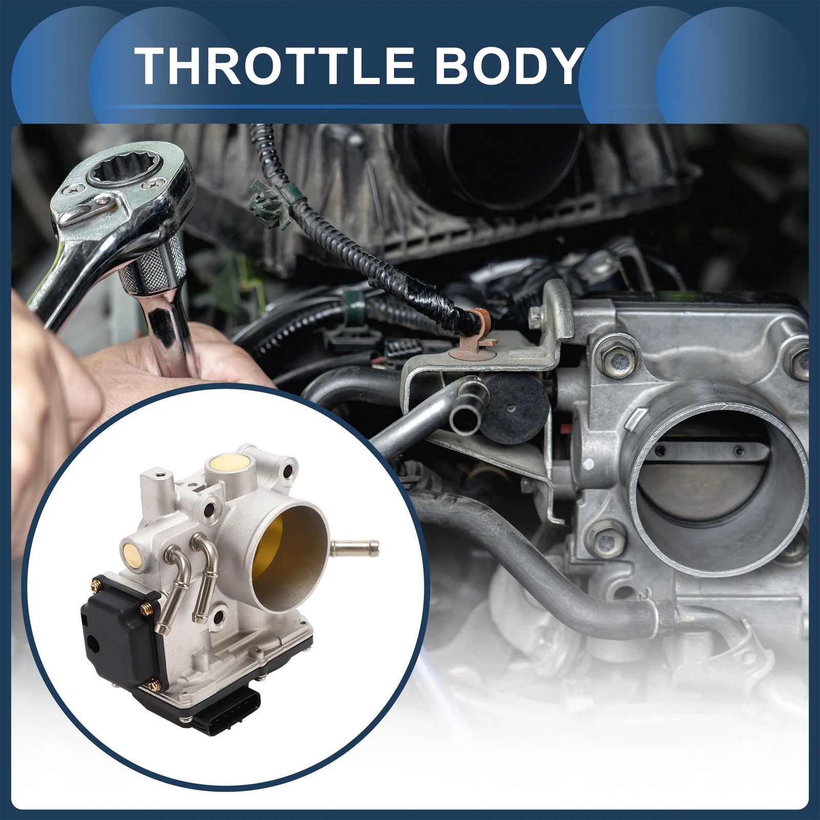 Throttle Body for Honda CR-V (2007–2009) No.16400RZAJ01/18011P8FA00/18011PGKA03