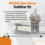Fortrex Stabilizer for Riptide SF (Heavy Duty, Aluminum, Silver Anodized)