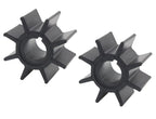 2X Water Pump Impeller 334-65021-0 for Tohatsu Nissan Outboard (9.9HP-20HP)