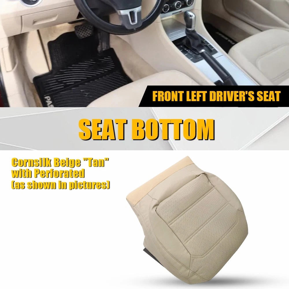 Tan Perforated Bottom Seat Cover for Volkswagen Passat (2012–2020)