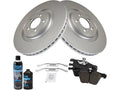 Front Brake Pad and Rotor Kit for Jaguar XJ (2010–2019) HT494YZ