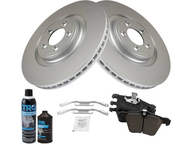 Front Brake Pad and Rotor Kit for Jaguar XJ (2010–2019) HT494YZ