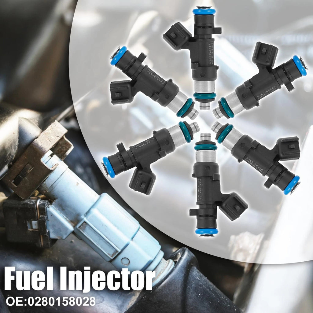 6pcs Fuel Injector 0280158028 for Dodge Magnum, Chrysler Sebring (2005–2010)