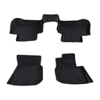 All-Weather TPE Floor Mats for BMW X3/X4 (2018–2025) Black Waterproof