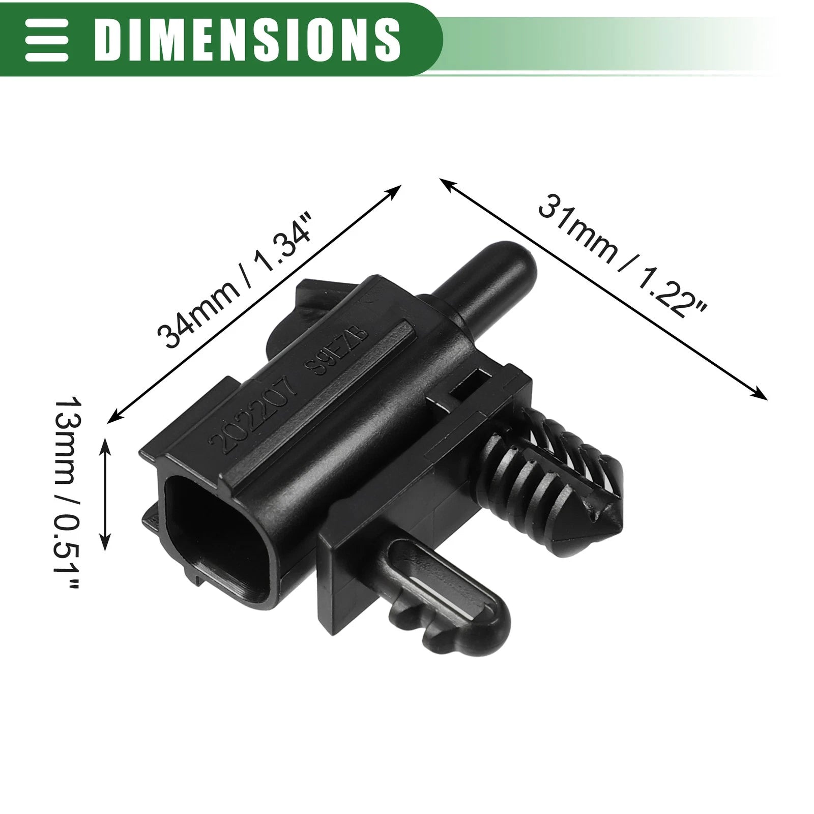 Ambient Air Temperature Sensor No.AU5Z12A647B for Ford Escape (2012–2019)