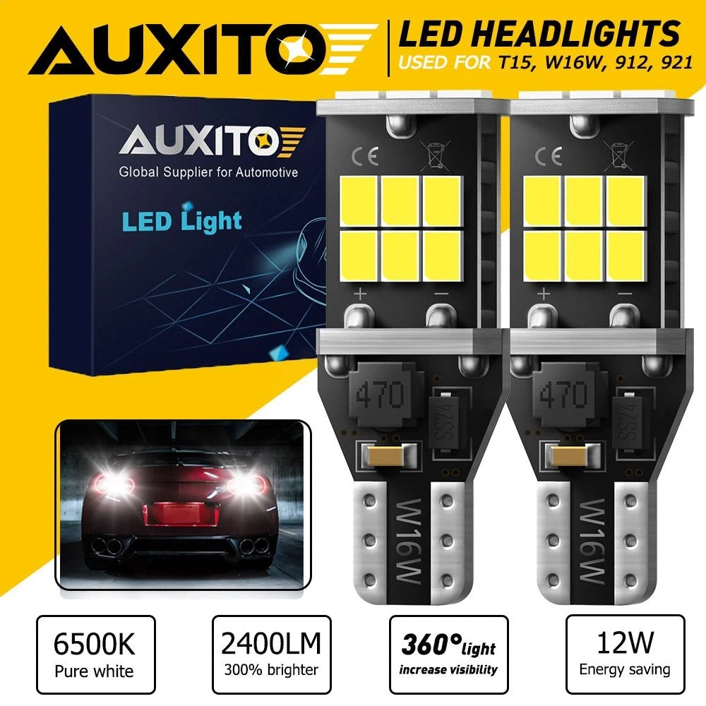 2X LED Backup Reverse Light Bulb 6000K for Audi E