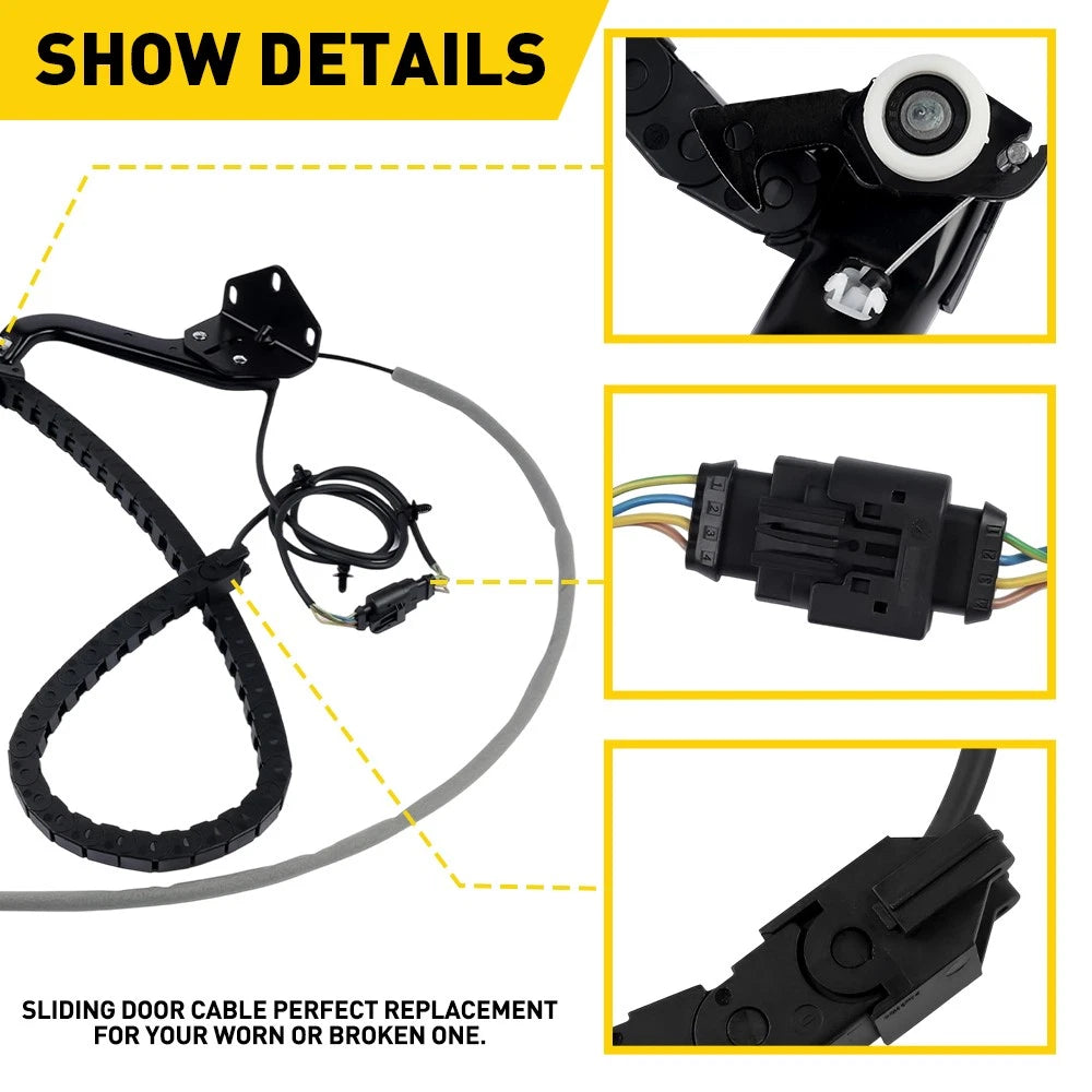 Sliding Door Cable Track for Mercedes-Benz Sprinter 2500 (2012–2019) 9068203369