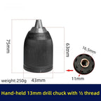 13mm Hand Tight Drill Chuck for Cordless Drills (1/2 Inch Thread)