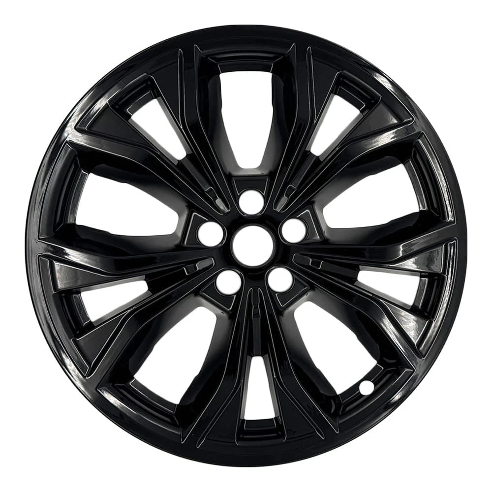 Wheel Skins Gloss Black Replacement for 2020–2024 Ford Explorer XLT Limited (Set of 4)