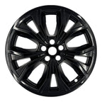 Wheel Skins Gloss Black Replacement for 2020–2024 Ford Explorer XLT Limited (Set of 4)