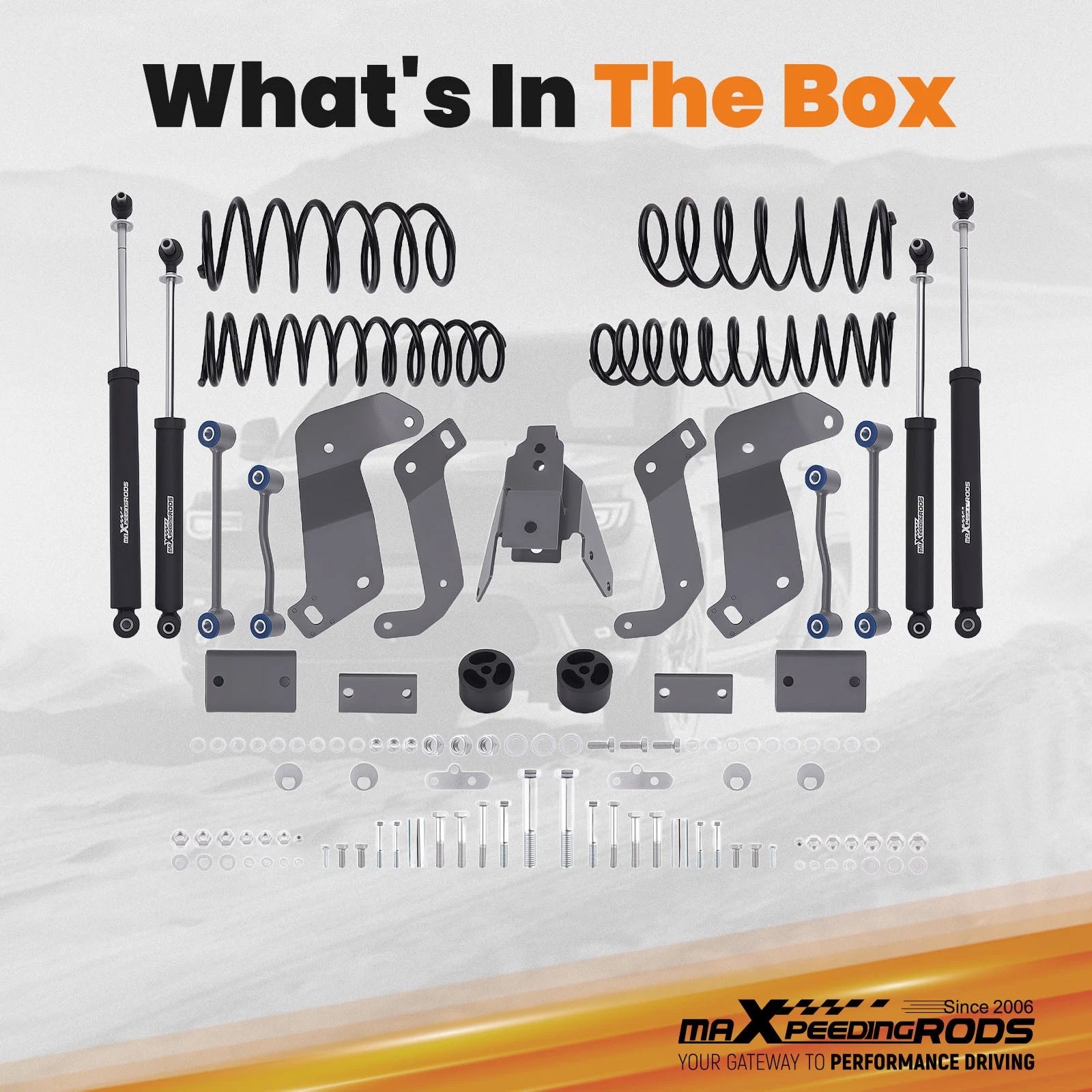 3.5" Suspension Lift Kit for Jeep Wrangler JL Unlimited (2018–2023)