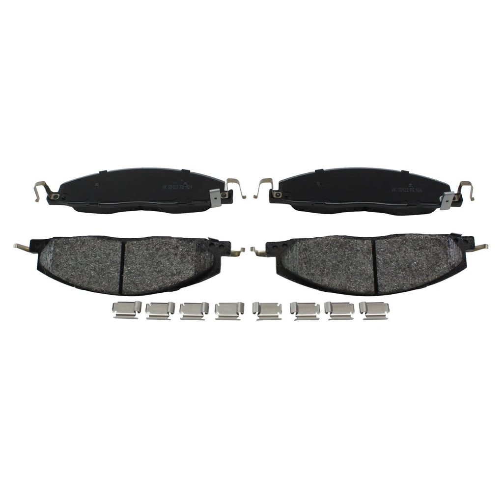 Set of 4 Akebono Severe Duty Rear Ceramic Disc Brake Pads for Dodge Ram