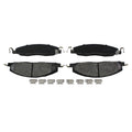 Set of 4 Akebono Severe Duty Rear Ceramic Disc Brake Pads for Dodge Ram