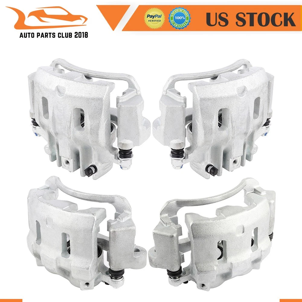 Front Rear Brake Calipers for Ford Excursion (2000–2005), F-350 (1999–2004)
