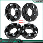 Set of 4 Wheel Adapters 6x5 to 6x5.5 for GMC Envoy (2002–2009) 12x1.5