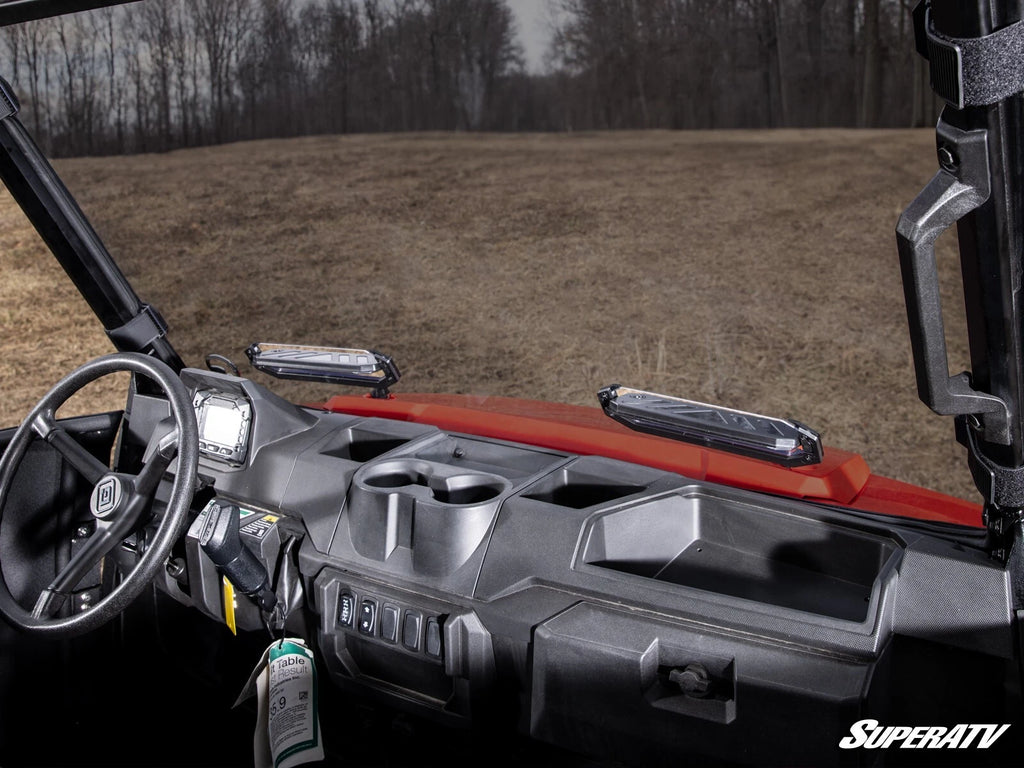 Scratch Resistant Vented Tinted Windshield for Gravely Atlas JSV (2018–2023)