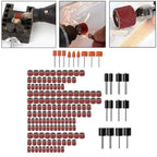 Set of 159 Aluminum Oxide Sanding Drums for Wood Finishing