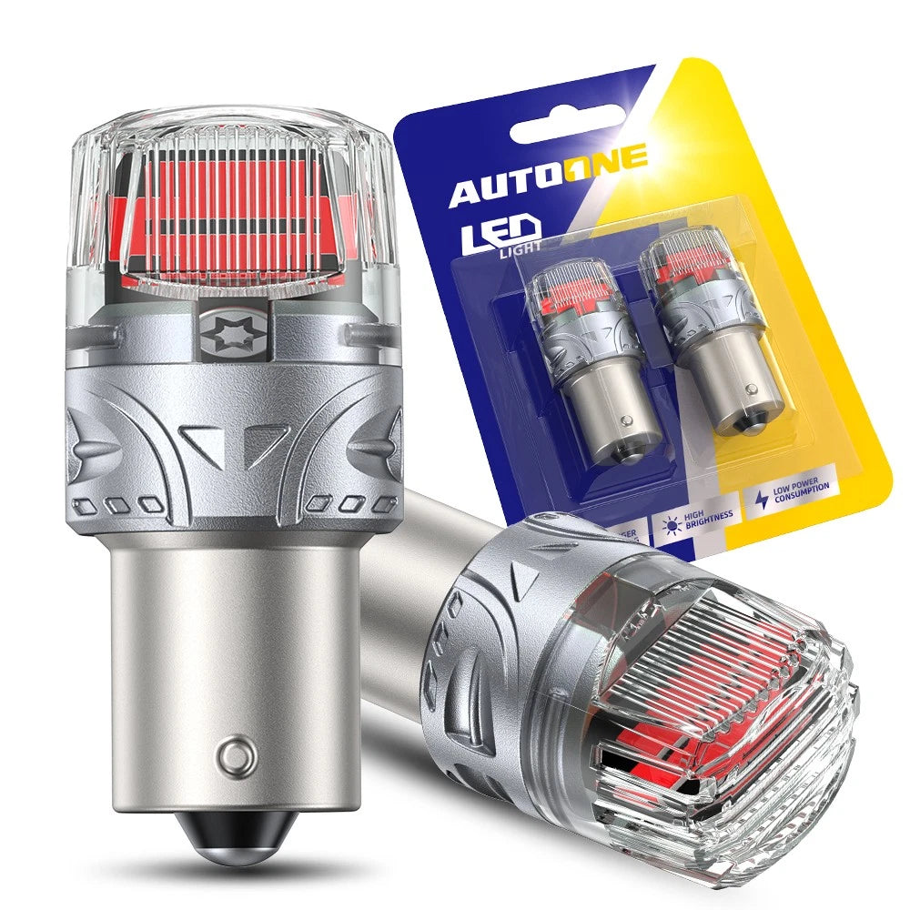 2X LED Brake Stop Tail Light Bulb Red for BMW E46 E60 E90 F30 (2000–2019)