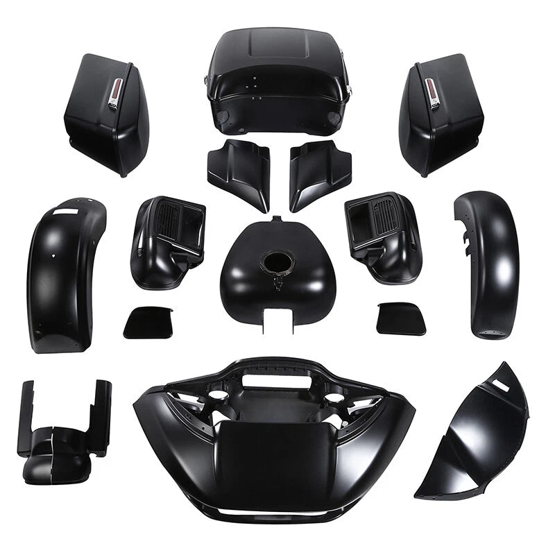 Fairings Body Kit for Harley Road Glide Limited (2015–2024) Black Denim